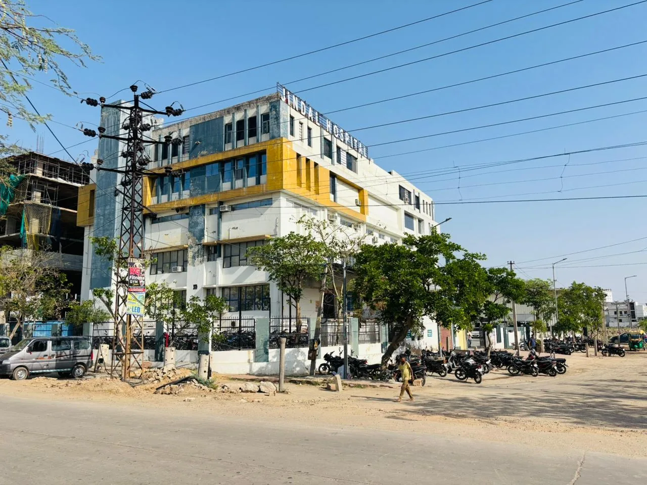 Raj Jindal Hospital campus, Bharatpur